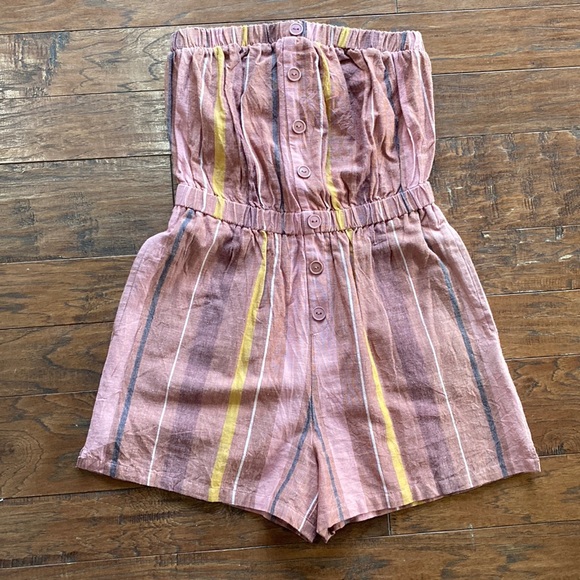 California moon rise strapless romper - Picture 1 of 2